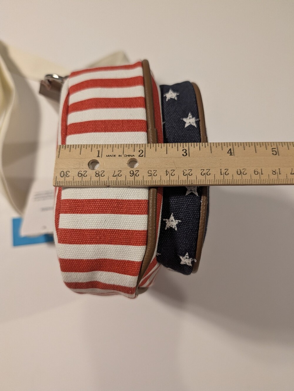 Mad Love Canvas Americana Sling Crossbody Bag - Picture 15 of 16